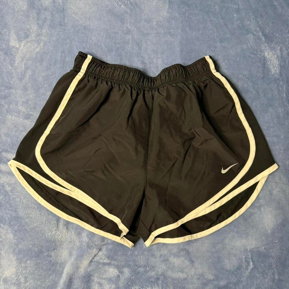 Nike Black/White Dri-Fit Athletic Running Shorts Size s